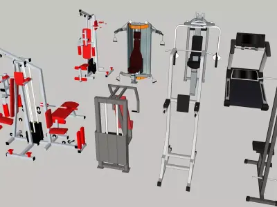 GYM ROOM 3D print model