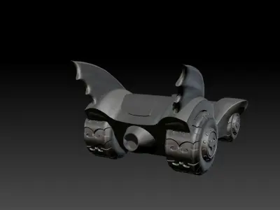 Batmobile 1 12 Scale Model 3D print model