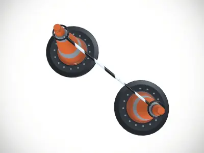 Safety Cone 3D model