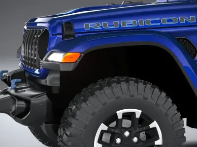 Jeep Wrangler 4xe Rubicon 2024 3D model