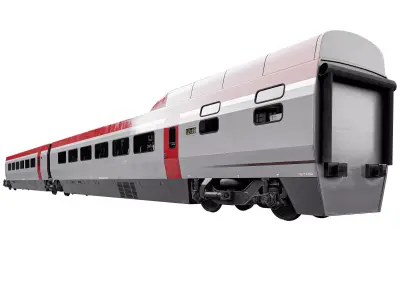 TGV PBKA THALYS-Wagon 3D model