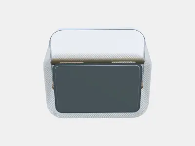 RISATORP Basket with compartments Low-poly 3D model