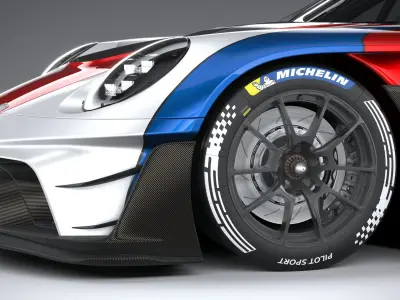 Porsche 911 GT3 R Rennsport 2023 3D model
