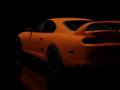 Toyota Supra 3D model by etemulusoy34