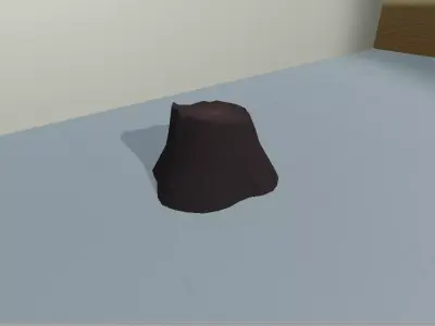 Simple stump model Free low-poly 3D model