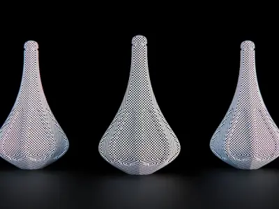 Vampire Vase PBR 3D Model Low-poly 3D model