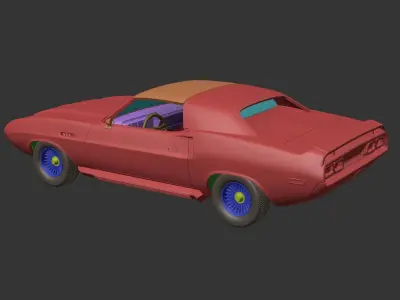 Dodge Diamante 1970 3D print model
