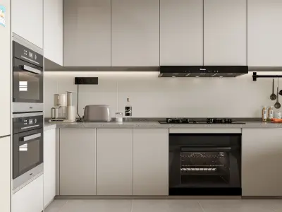 Kitchen Modern interior 107 3D model