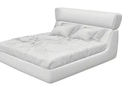 Lancaster bed by BentleyHome 3D model