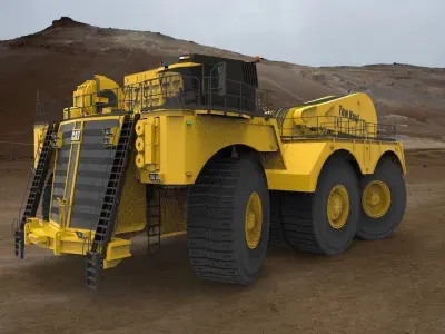 Tow haul truck 3D model