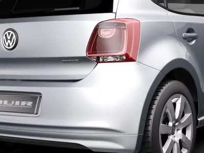 Volkswagen Polo BlueMotion 2010 3D Model 3D model