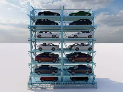 Parking-Parking Lot 3D model