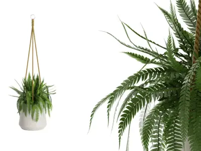 Clay Hanging Pot 3D model