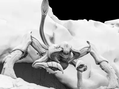 Creature - highpoly 3D model