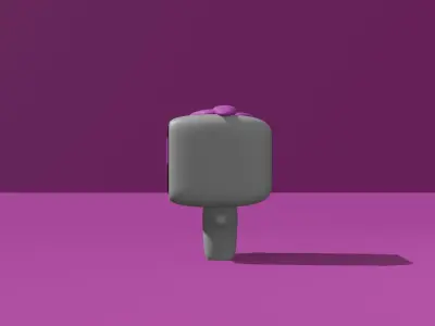 Loco - Cute Robot low poly Free low-poly 3D model
