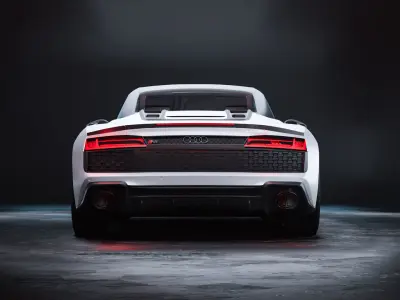 Audi R8  Low-poly 3D model