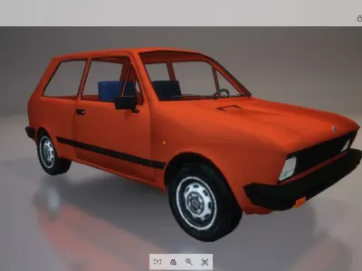 Lowpoly Car 12 Low-poly 3D model