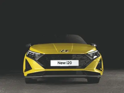 Hyundai New i20 2024 - Rigged 3D model