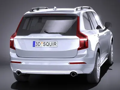 Volvo XC90 2015 VRAY 3D model