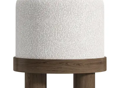 Pouffe Scandi 1 By Inmyroom 3D model