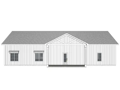 Barndominium House 029 -Archimple LLC 3D model