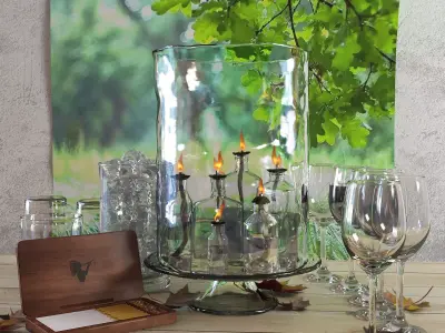 Decorative set  3D model