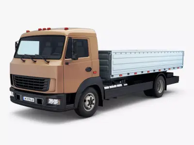 Truck Medium-Duty v 1 3D model
