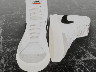 NIKE BLAZER MID 77 VINTAGE 3D Low-poly 3D model