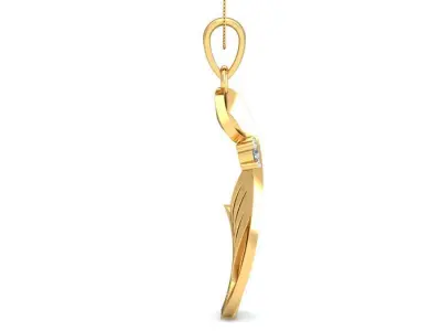 Solitaire Pendant 3dm stl FBX OBJ Render Detail 3D print model purchase