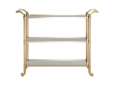Two-Teir bar cart 3D model