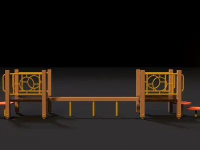 Sports complex 20 3D model