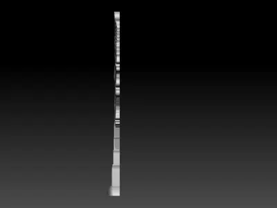 Palm Tree Relief 3D Printable Model 3D print model