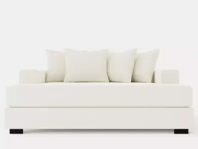 Manhattan daybed Low-poly 3D model