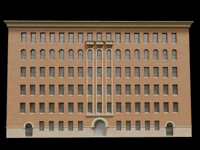 Fancy City Building Free 3D model