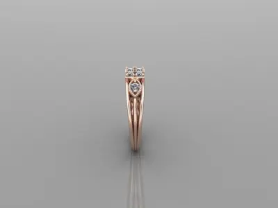 Solitaire Ring SR66 Version 1 3D model