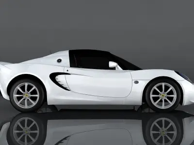 Lotus Elise 111S Low-poly 3D model