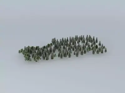 Street Of Gold Medals Trees 01 Free 3D model