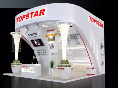 Showroom - Area -6X6-3DMAX2009-025 3D model