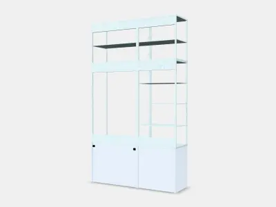 PLATSA Wardrobe with 6 drawers Low-poly 3D model