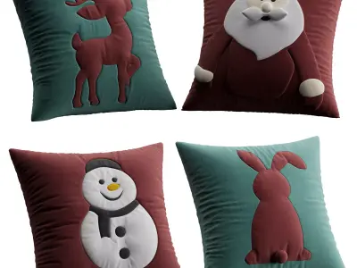 decorative pillows 3D model
