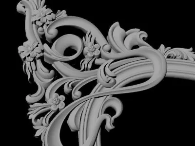 mirror 3d model for cnc machines 3D model purchase