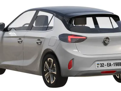 Opel E corsa 2019  3D model