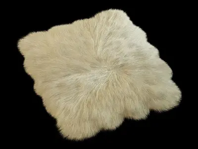 Skin sheepskin 01 3D model