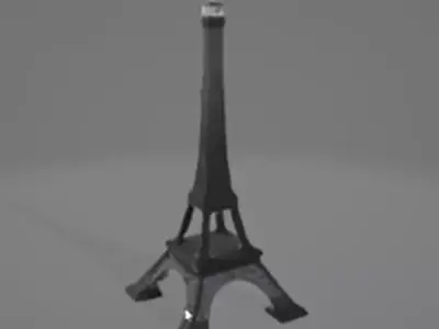 Stylized Eiffel Tower 3D Model 3D model