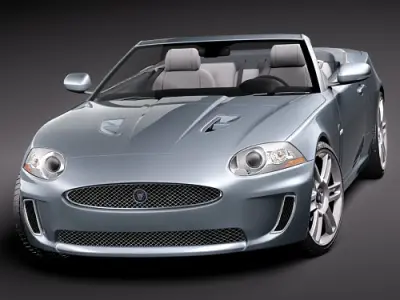 Jaguar XKR Convertible 3D model