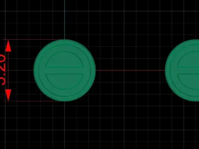 LOVE EARRINGS Small 3D print model