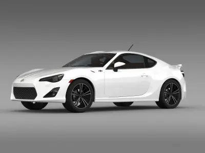 Toyota 86 GT Limited 2012 3D model