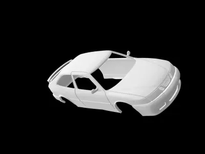SAAB 9-3 viggen 3D print model