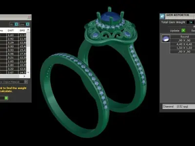 ring code 46 3D print model