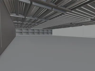 Lighting Car Studio 3D Model 3D model